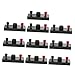 10pcs Small Screw Lamp Holder Small Lamp Base Plastic Lamp Holder Physics Laboratory Supply Lamp Socket Dimmer E10 Bulb Battery Light Socket Motor Electric Copper Primary School