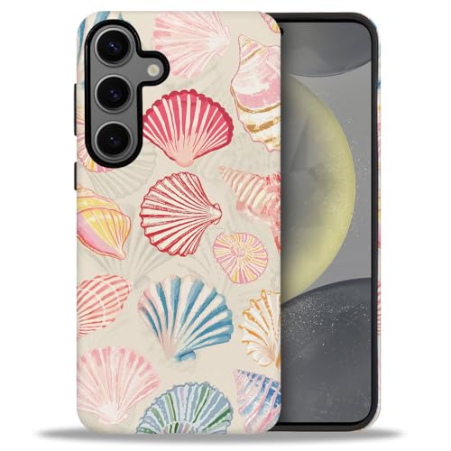 Coque Samsung Galaxy S24 DAIZAG antichoc militaire et design coquillage givré