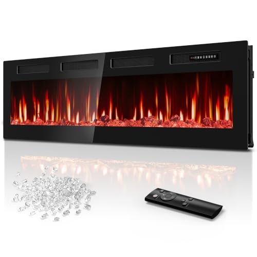 Tehanld 72-Inch Ultra-Thin Fireplace