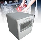 CAPA PARA LAVA LOUÇAS BRASTEMP 6 E 8 SERVIÇOS TRANSPARENTE (CINZA)