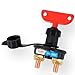 M10 Rotary Power Switch Auto Car Refitted Vehicles Isolator Disconnector Main Battery Power Cut Off Switch for ATV Boat 300A