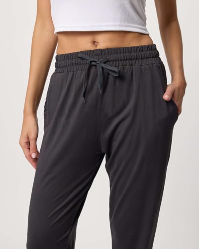 Image of 3 Pack Women's Joggers Sweatpants Lounge Pants Yoga Workout Pajama Pockets