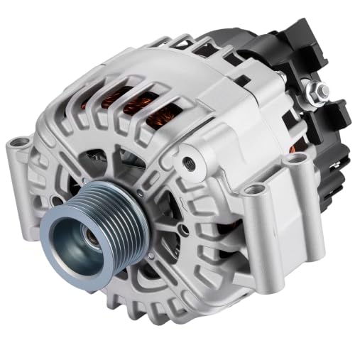 Image of BDFHYK 230A Alternator for BMW X6 3.0L L6 2008-2010, 116189 | For BMW 740Li 2011-2015, 740i 2011-2015, 12V, Clockwise Rotation, 8-Groove, Internal Fan, Internal Regulator