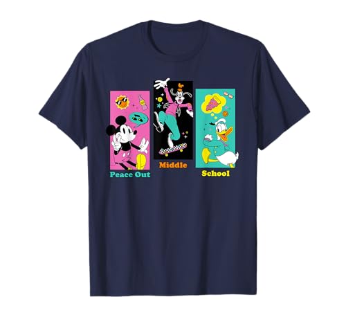 Disney Mickey & Friends "Peace Out Middle School" Graduation T-Shirt