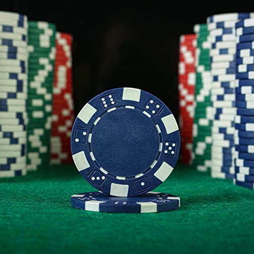 Luobao Poker Chips For Card Board Game - 4 Colors,11.5 Gram (25 Green,25 Blue,25 Red,25 White) #TOP3