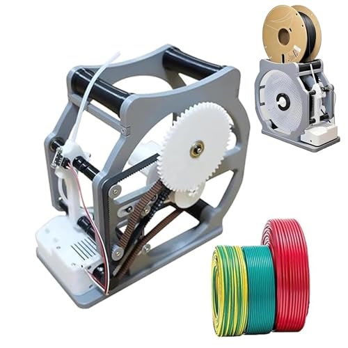 Rebobinador de filamento 3D automático que enrolla perfectamente y evita enredos de espiras