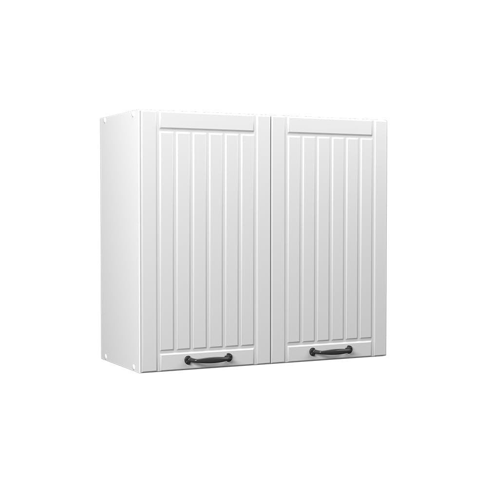 Vicco Wall cabinet Fame-Line, White country house/White, 80 cm โ image 1