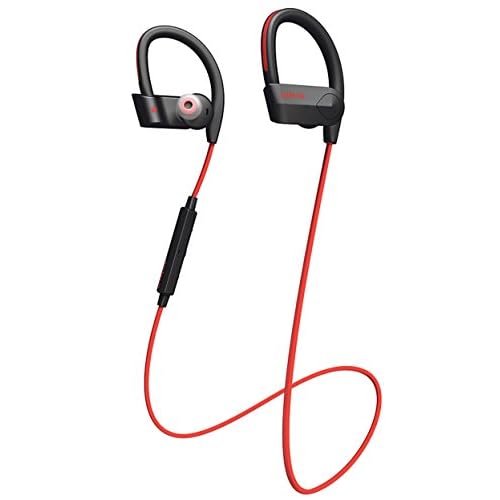 Jabra Sport Pace Wireless Bluetooth Kopfhörer (kabelloser Stereo Sport-Kopfhörer, geeignet für Handy, Smartphone, Tablet und PC) rot