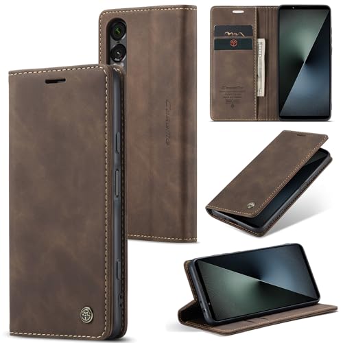Phernykas Coque pour Sony Xperia 1 VII Portefeuille Étui, Housse Flip en Cuir PU Protection Pochette Wallet Case, [Magnétique] [Kickstand] [RFID] Sony Xperia...