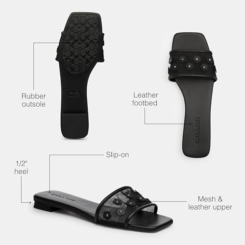 Coach Women's Tea Rose Flat Sandal Platform3