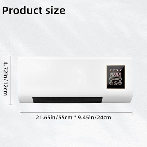 Aire acondicionado portátil de 12000 BTU split de pared para casa 7