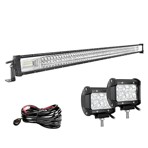 Barre LED 52'' avec phares de travail 12V pour quad et tracteur