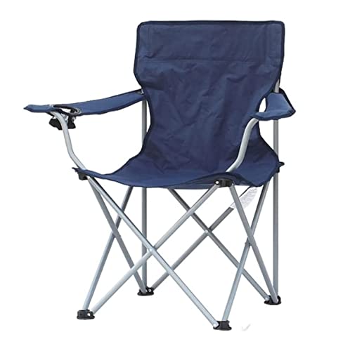 Silla plegable para exteriores, sillón de camping acolchado portátil con portavasos, respaldo alto, silla plegable de playa y pesca para actividades de ocio