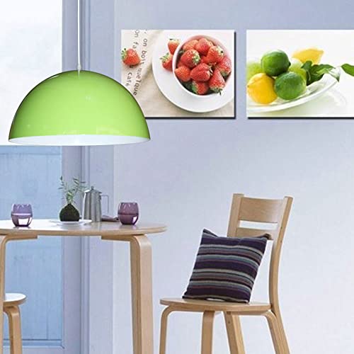 Lampe suspendue créative blanche 28 cm à tête unique géométrique - 5