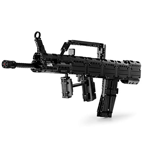 Ditzz Juego de construcción de pistolas automáticas tipo 95, con función de disparo Cover