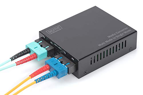 Convertidor de red 100BASE-FX Digitus DN-82024 multimodo y monomodo de 1310 nm 3