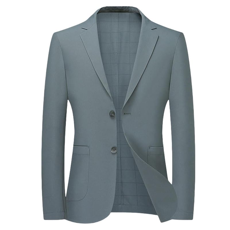 Veste ajustée homme en jacquard infroissable haut de gamme