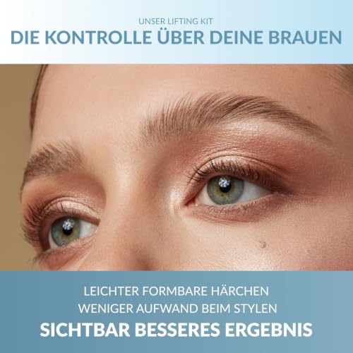 Fleeky Augenbrauen Lifting Set mit Styling Glue und Keratin Pflege - DIY Brow Lift Kit - Voluminöse & Definierte Augenbrauen - Schonend &… – Ansicht 3