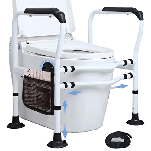 LMLJINTL Marcos de seguridad para inodoro, Apoyabrazos WC para Mayores...