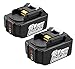 Produktbild J-Conel 2 x BL1850B 18 V 5 Ah Akku kompatibel mit MaKita Akku 18V BL1850B BL1860B BL1830B LXT400, Für Makita 18V Akku 5Ah