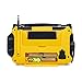 Kaito Voyager Pro KA600 Digital Solar Dynamo Crank Wind Up AM/FM/LW/SW & NOAA Weather Emergency Radio with Alert, RDS & Smart Phone Charger, Yellow