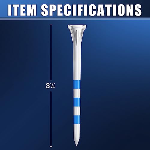 image for CHAMPKEY CHAHMPKEY Premium 3-Prong Plastic Golf Tees 3-1/4