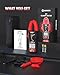 KAIWEETS Digital Clamp Meter, Portable Size, 2000 Counts, Measures High AC Current 400A, 600V AC/DC Voltage, Resistance, Continuity, Diode, Auto Ranging Multimter, Voltage Tester, KC400