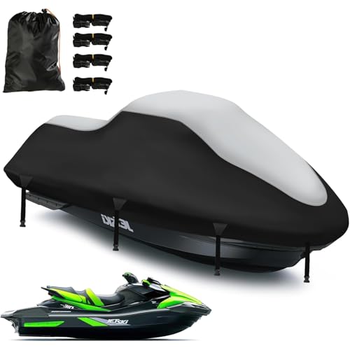 Lona Impermeable Para Moto Acuática Jet Ski, Revestimiento Nano 900d, Lona Náutica Impermeable, 2 Orificios De Ventilación, Resistente A Los Rayos Uv, Para Sea Doo, Kawasaki, Waverunner Polaris 900d