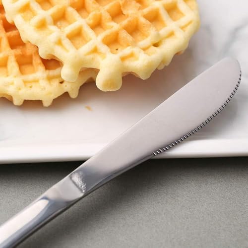 Image of Portable Utensils Set with Case - Reusable Stainless Steel Cutlery Set, Eco-Friendly 3-Piece Knife Fork Spoon Travel Set for Camping, Office, School, Picnic & Outdoor Use (Silver)