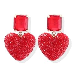 B2:Red Heart Earrings