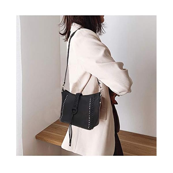 Genuine-Leather-Concealed-Carry-Hobo-Purse-For-Women-Studded-Cowhide-Ladies-Shoulder-Bag-With-Crossbody-Strap Montana West Hobo Purse Western Satchel Shoulder Bags for Women Genuine Leather Crossbody Handbags MWL-G001BK