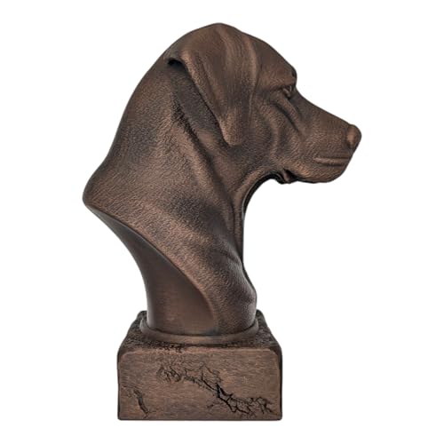 Estatua de Bronce de Perro Pointer Alemán 20 cm miniatura 4