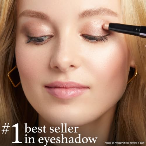 Julep Eyeshadow 101 Cream-to-Powder Waterproof Eyeshadow Stick – Champagne Shimmer – Long-Lasting, Buildable, Crease-Proof, Cruelty Free, Shimmer Finish with Built-In Smudger