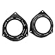 Sound Way Lautsprecherringe Adapter Halterungen Lautsprecher Adapter Kabel kompatibel mit FIAT, Alfa Romeo, Lancia, Opel, Ford, Peugeot, Citroen