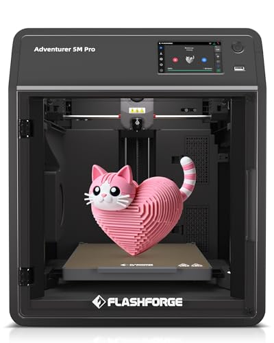FLASHFORGE Adventurer 5M Pro 3D Printer, 600mm/s Max High-Speed 3D...