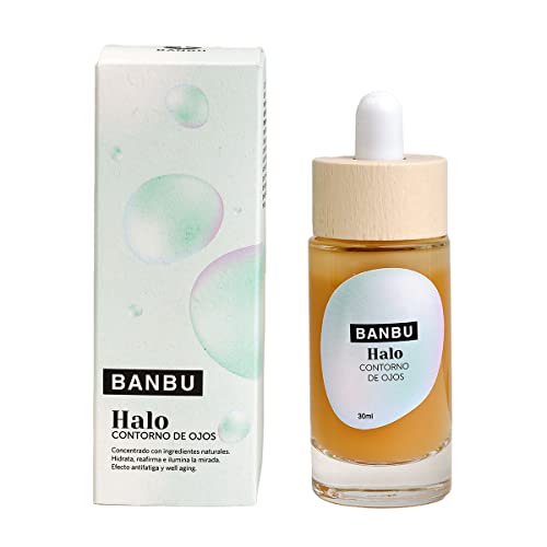 BANBU Contorno de ojos Well Aging Halo Sérum concentrado. Hidratante, reafirmante, Efecto antifatiga. Todo tipo de pieles 100% Natural
