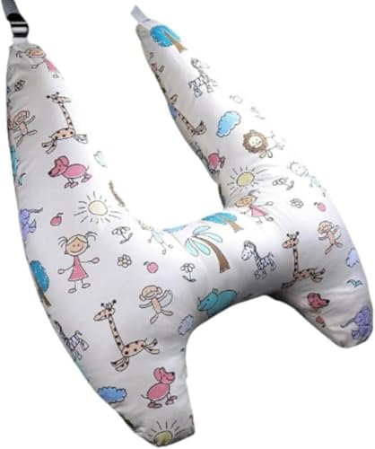 AZIEBAY 子供用車用ヘッドレスト、寝具、車用枕、肩パッド、後部ネックピロー