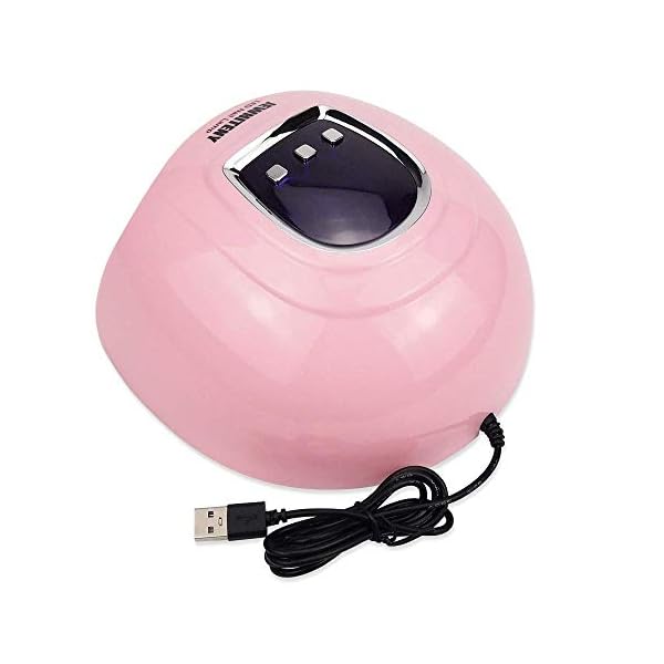UV LED Nail Lamp 54W, Professional Nail Dryer Gel Polish Light, UV Light with 3 Timer Setting, Curing Gel LED Dryer, Art Tools with Automatic Sensor, LCD Display