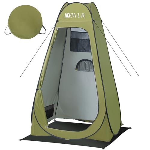 Dewur Tenda per WC da campeggio, UV 50+, tenda da doccia, pop-up, per la privacy, spogliatoio, per...