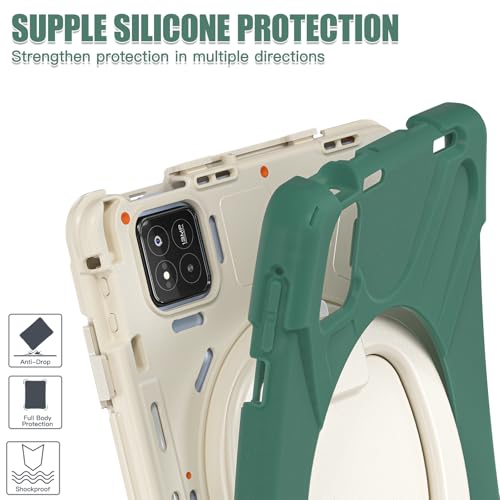 Funda protectora resistente compatible con Xiaomi Mi Pad 7 antichoque de 11.2" 6