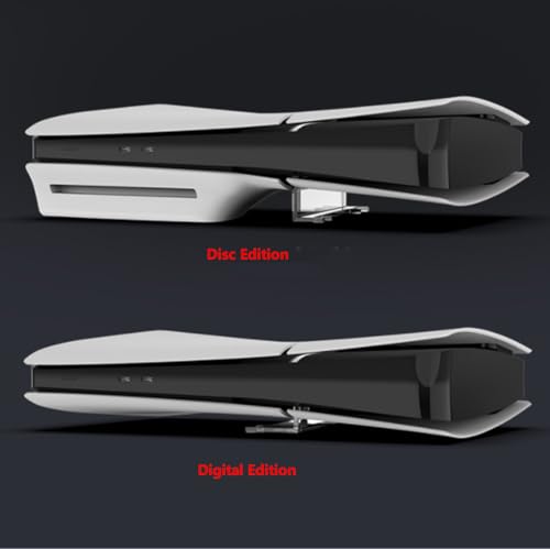 Image of Stand for PS5 Slim, Cooling Feet, Horizontal Placement Bracket Holder, Flat Stand Compatible With Digital and Disc Versions