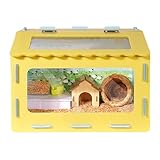 Abri sûr et confortable : Grâce à sa structure en matériau sûr et résistant, cette couveuse pour poussins constitue un espace nourricier et fiable, idéal pour élever des poussins en bonne santé dans un cadre sans souci et nécessitant un nettoyage minimal.