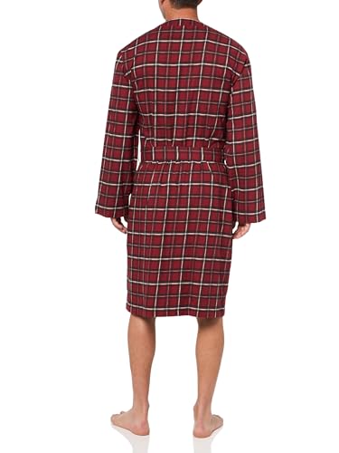 BOSS Mens Check Flannel Robe2