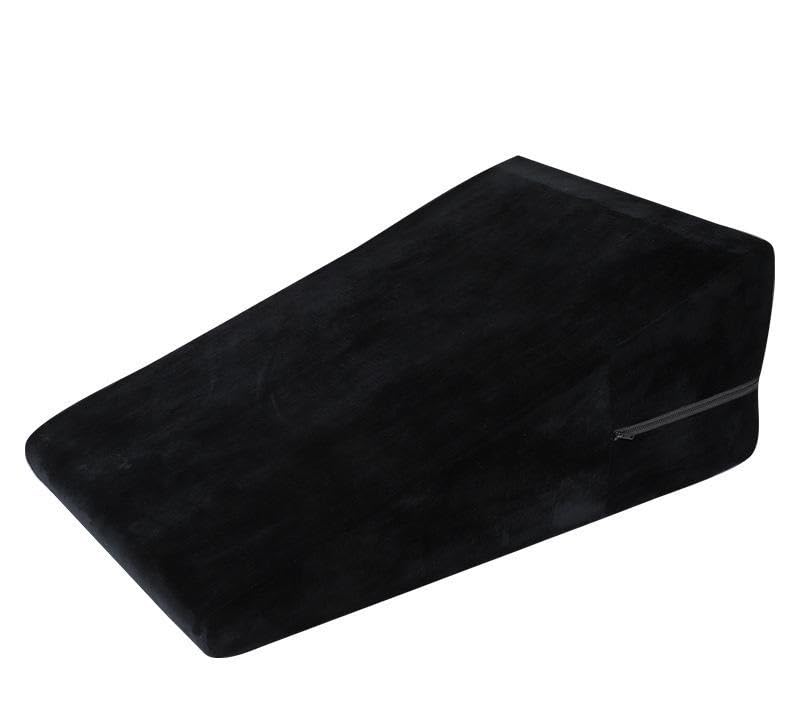 Wedge Ramp Love - Set di cuscini per coppie, colore: nero