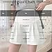HGps8w Comfy Soft Modal Maternity Shorts for Women Over The Belly Summer Loose Pleated Pregnancy Shorts with Pockets