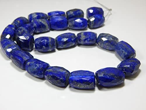 Perles Lapis Lazuli véritable 15x14mm pour atelier création bijoux bohème chic DIY