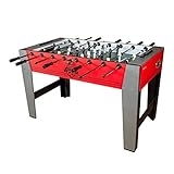 Futbolín con un nuevo diseño y nuevos colores que gracias a su estructura dan una mayor estabilidad a la hora del juego.
