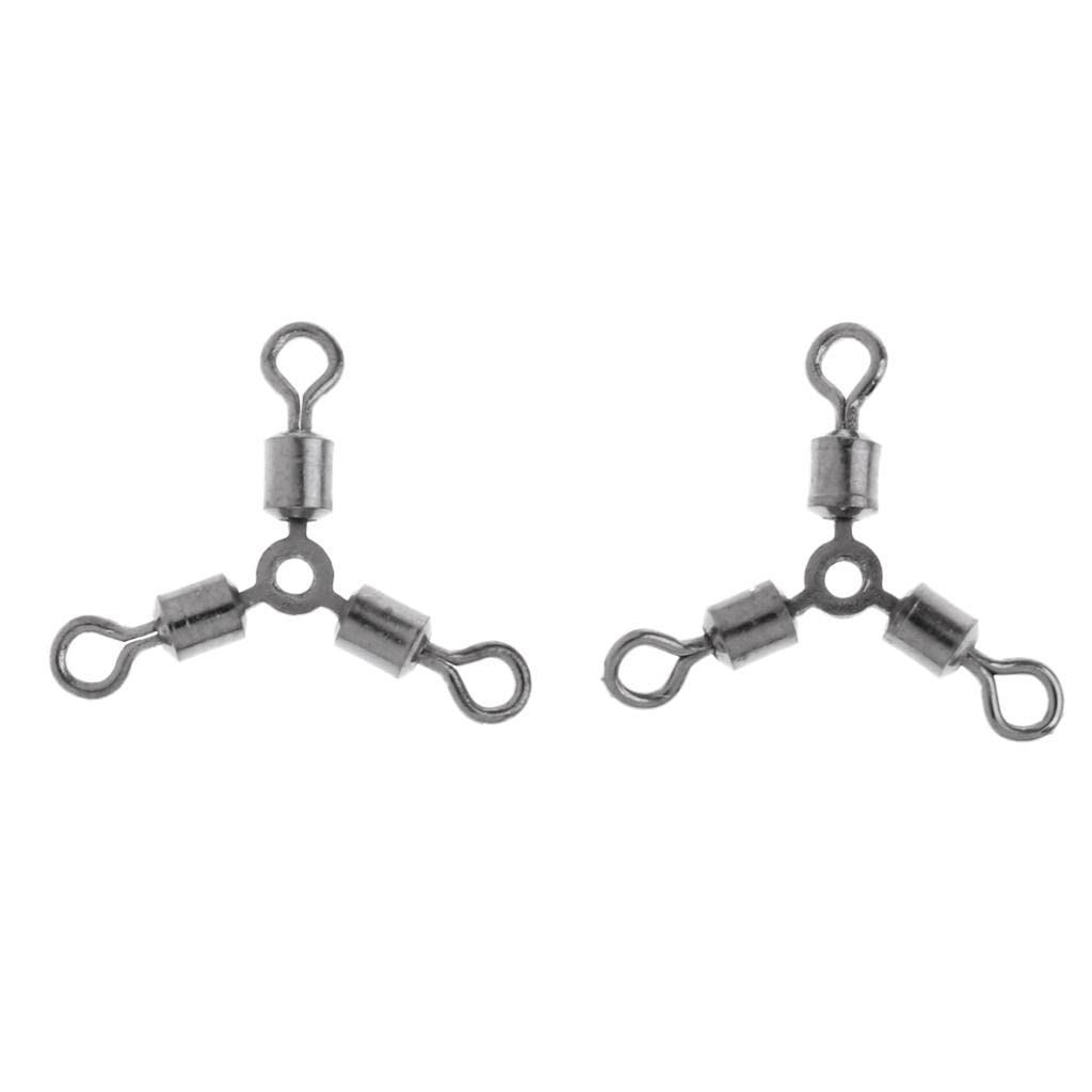Enakshi® 30pcs Fishing Barrel Swivels Solid Rig Connector 3-Way Swivel Fishing 8#|Sporting Goods | Fishing | Terminal Tackle | Swivels & Snaps-image-47