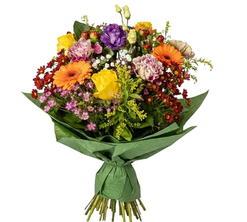 Bright Wish Bouquet - Fresh Flowers Seasonal Roses