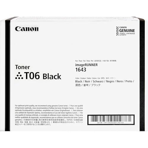 Canon, CNMT06, T06 Toner, 1 Each,Black